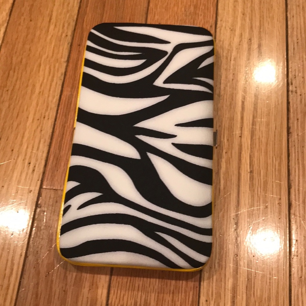 Zebra print wallet
